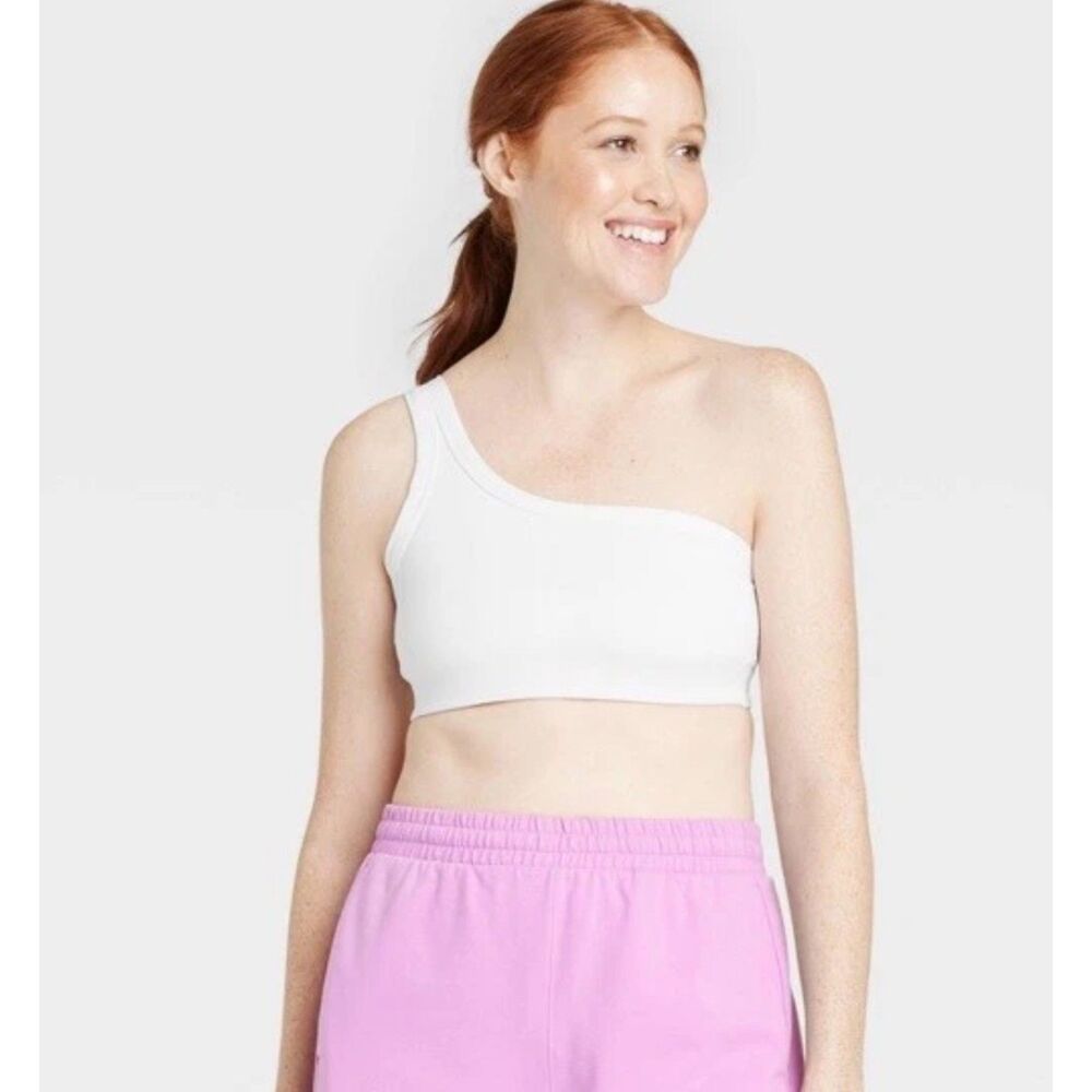 All in motion NWT target sports bra in white